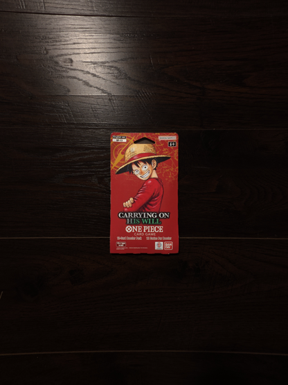 One Piece Card Game Carrying On His Will Sleeved Booster Pack (OP-13)