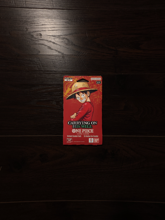 One Piece Card Game Carrying On His Will Sleeved Booster Pack (OP-13)