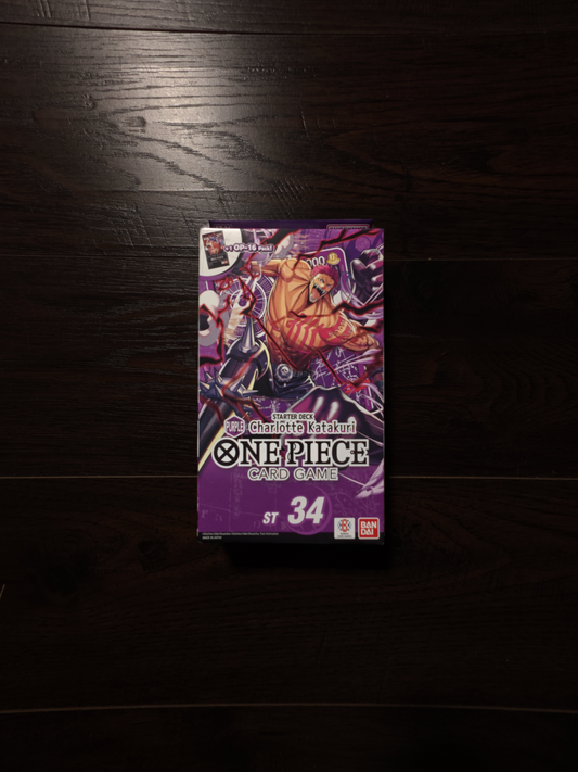 One Piece Card Game Starter Deck: Purple Charlotte Katakuri (ST-34)
