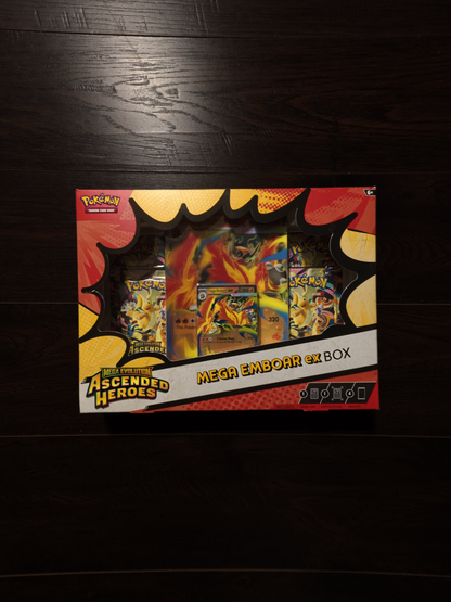 Pokémon TCG: Mega Evolution—Ascended Heroes Mega Emboar ex Box
