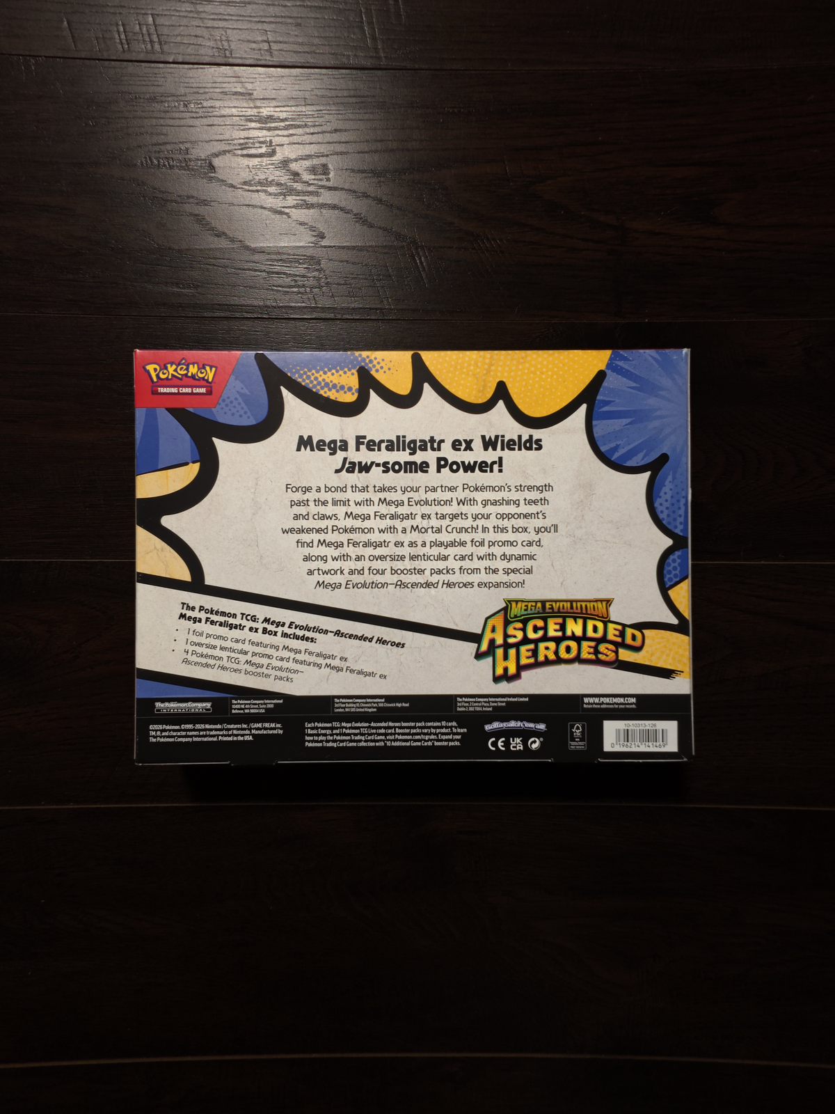 Pokémon TCG: Mega Evolution—Ascended Heroes Mega Feraligatr ex Box