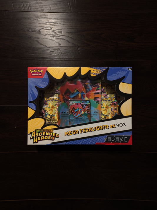 Pokémon TCG: Mega Evolution—Ascended Heroes Mega Feraligatr ex Box