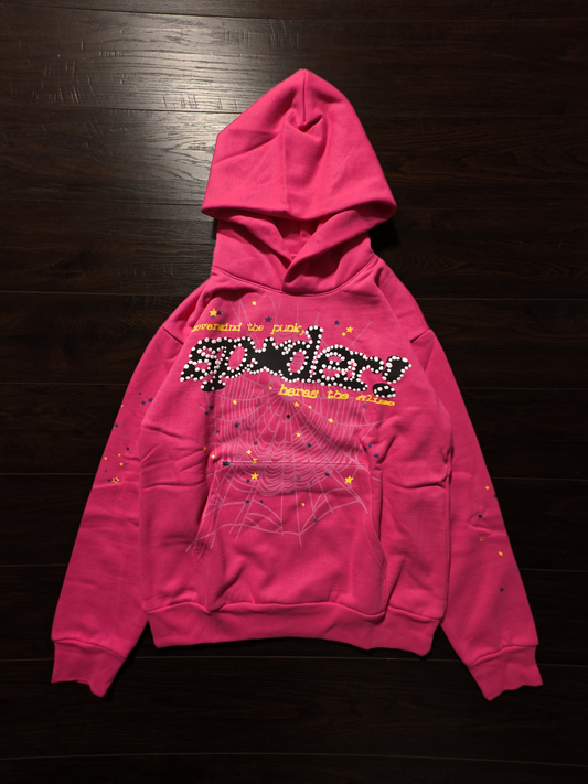 Sp5der P*nk V2 Hoodie 'Pink' [NEW]