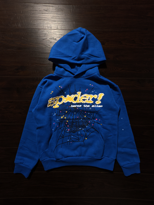 Sp5der Hoodie 'TC Blue' [NEW]
