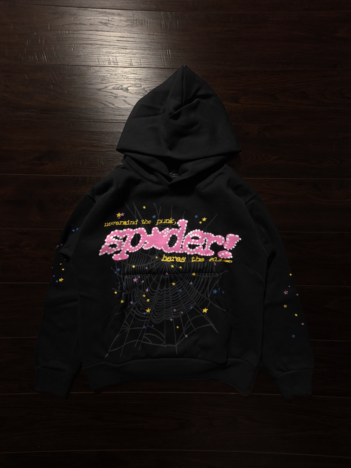 Sp5der P*nk V2 Hoodie 'Black' [NEW]