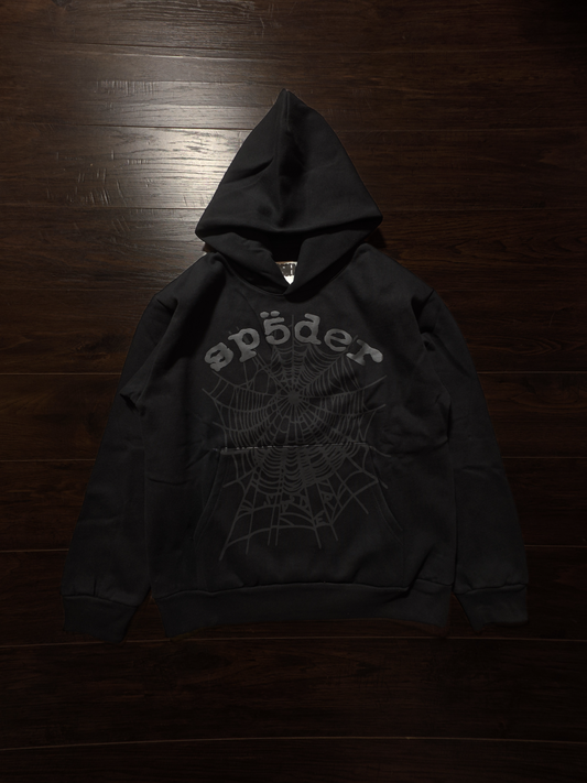 Sp5der Phantom Web Hoodie 'Black' [NEW]