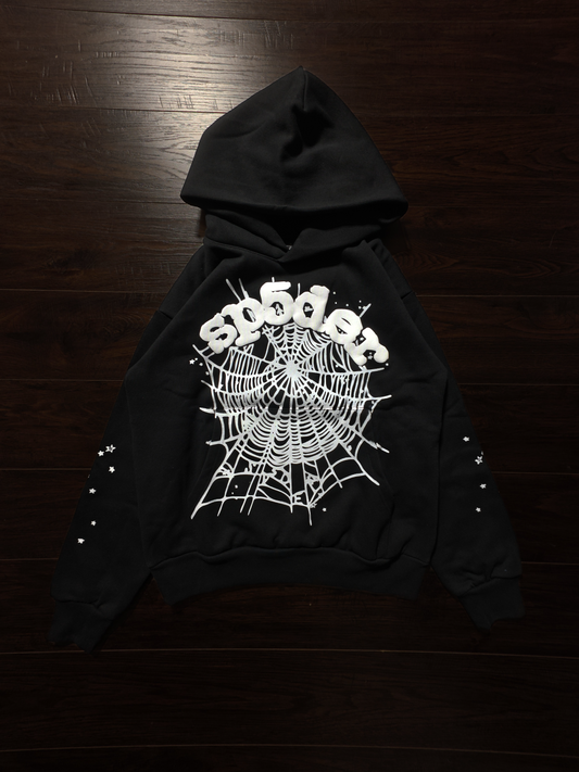 Sp5der OG Web Hoodie 'Black' [NEW]