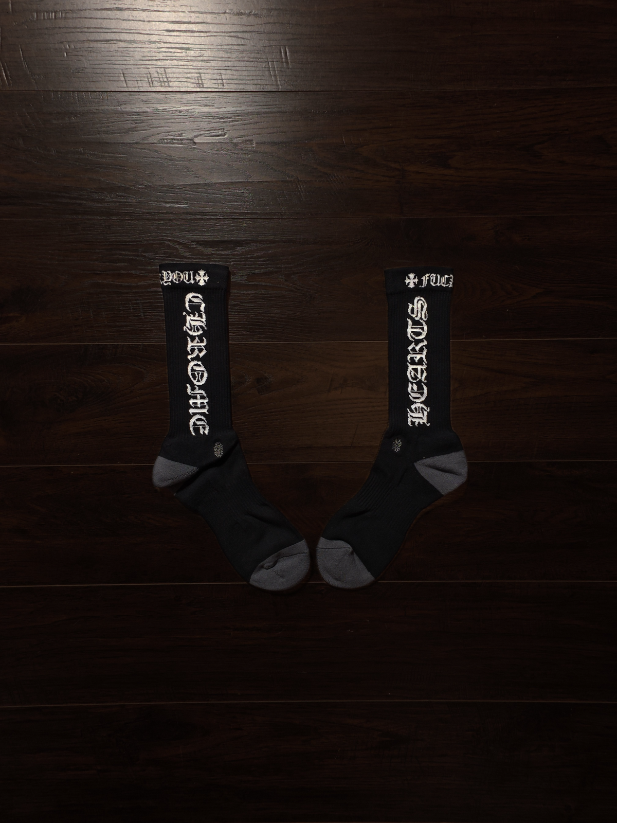 Chrome Hearts Fuck You Sock Black/White [NEW]