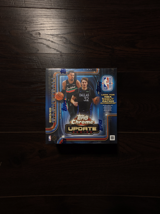 2025-26 Topps Chrome Updates Basketball Mega Box