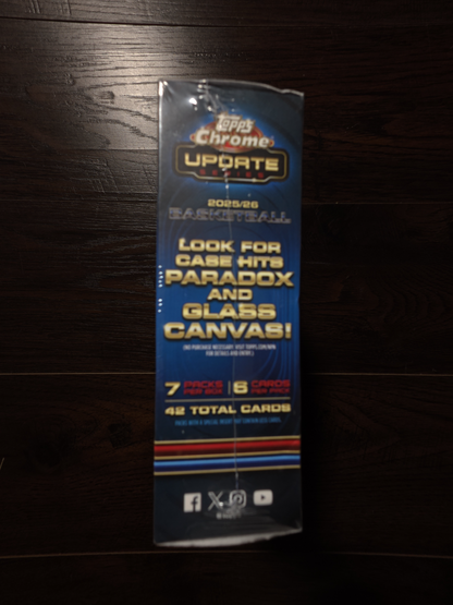 2025-26 Topps Chrome Updates Basketball Mega Box