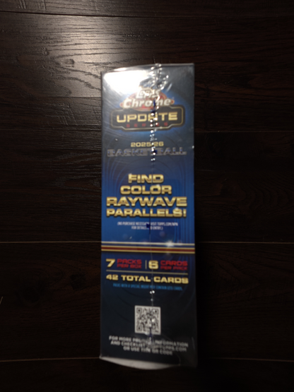 2025-26 Topps Chrome Updates Basketball Mega Box