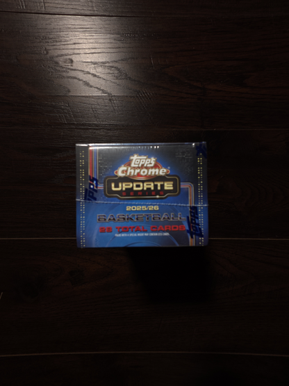 2025-26 Topps Chrome Updates Basketball Value Box