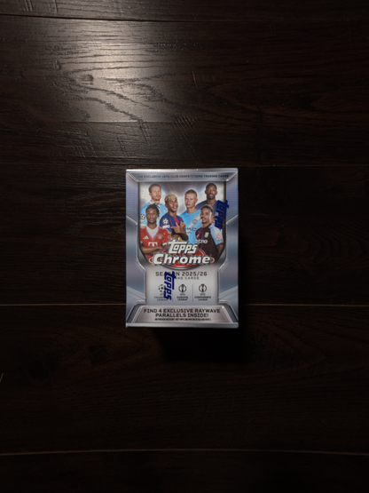 2025-26 Topps Chrome UEFA Club Competitions Value Box
