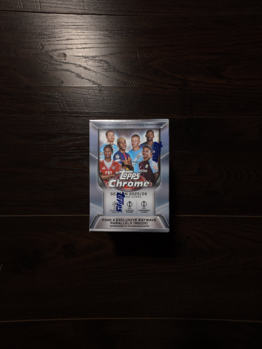 2025-26 Topps Chrome UEFA Club Competitions Value Box