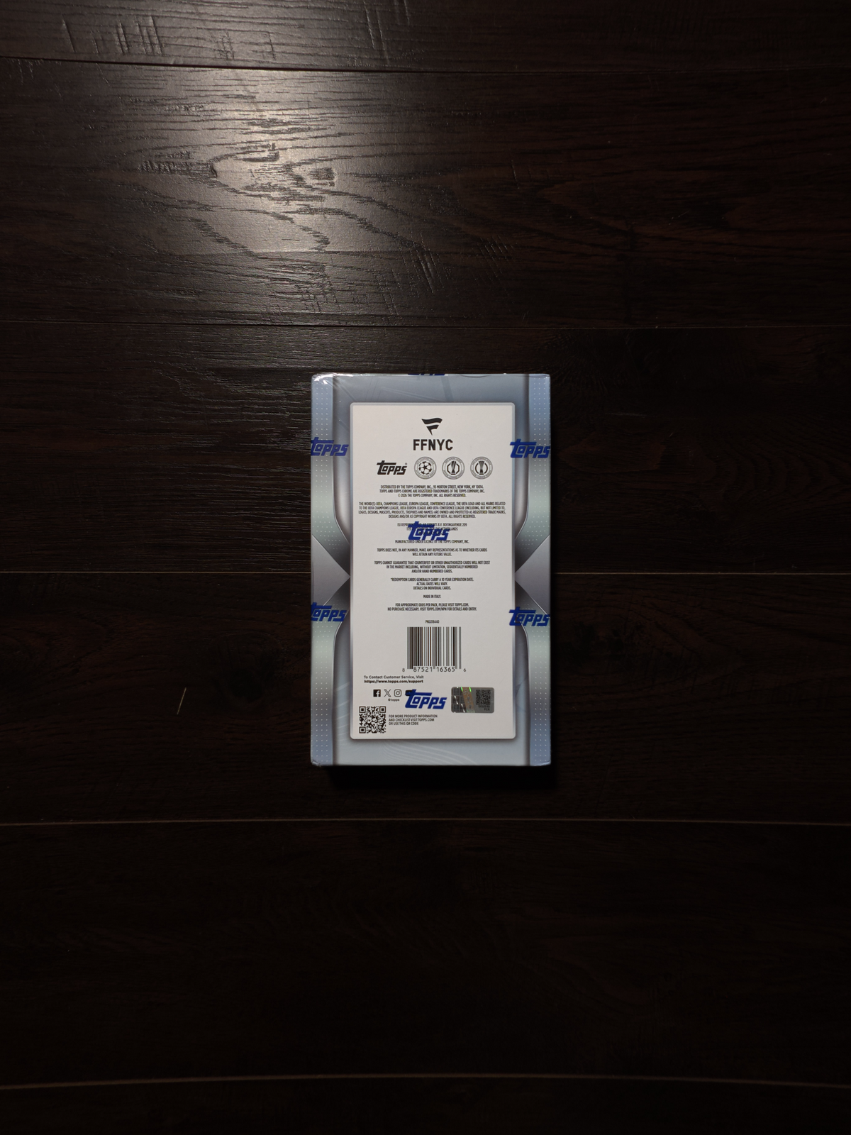 2025-26 Topps Chrome UEFA Club Competitions Fanatics Fest NYC Edition Hobby Box