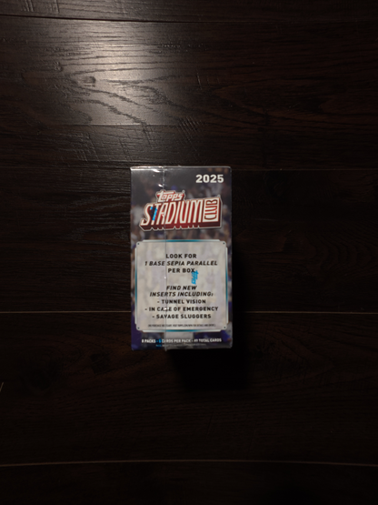 2025 Topps Stadium Club Baseball Value Box