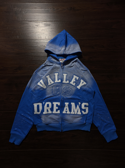 Vale Forever Classico Zip Up Hoodie 'Sapphire' [NEW]