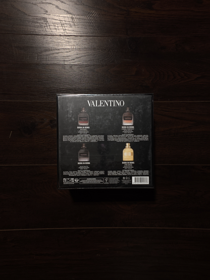 Valentino Born in Roma Men's 4-Piece Fragrance Gift Set [NEW]