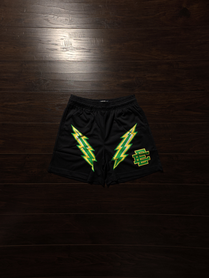 Eric Emanuel EE Short Black/Green Bolt [NEW]