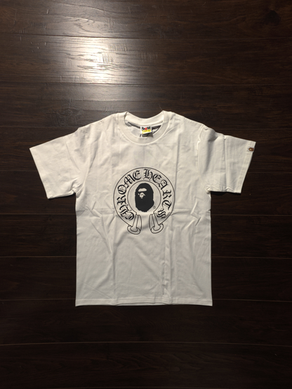 Bape x Chrome Hearts Horseshoe Tee [NEW]
