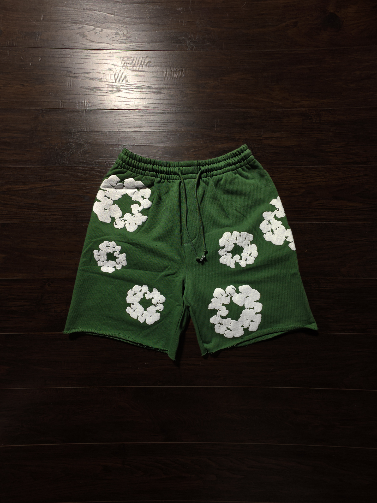 Denim Tears The Cotton Wreath Shorts Green [NEW]