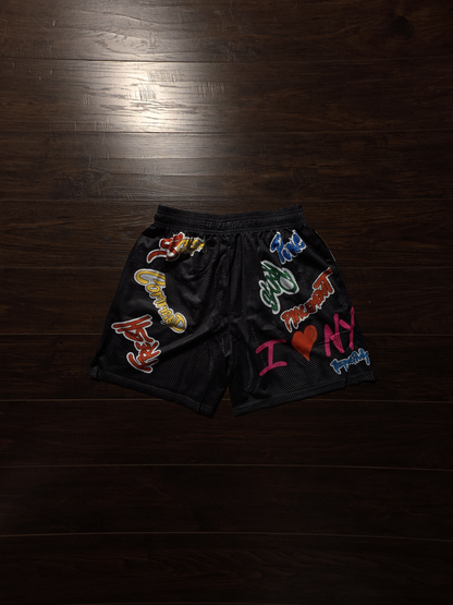 Eric Emanuel x Matty Boy EE Shorts Black/Blue [NEW]