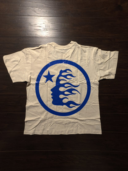 Hellstar Gel Sport Logo T-shirt White/Blue [NEW]
