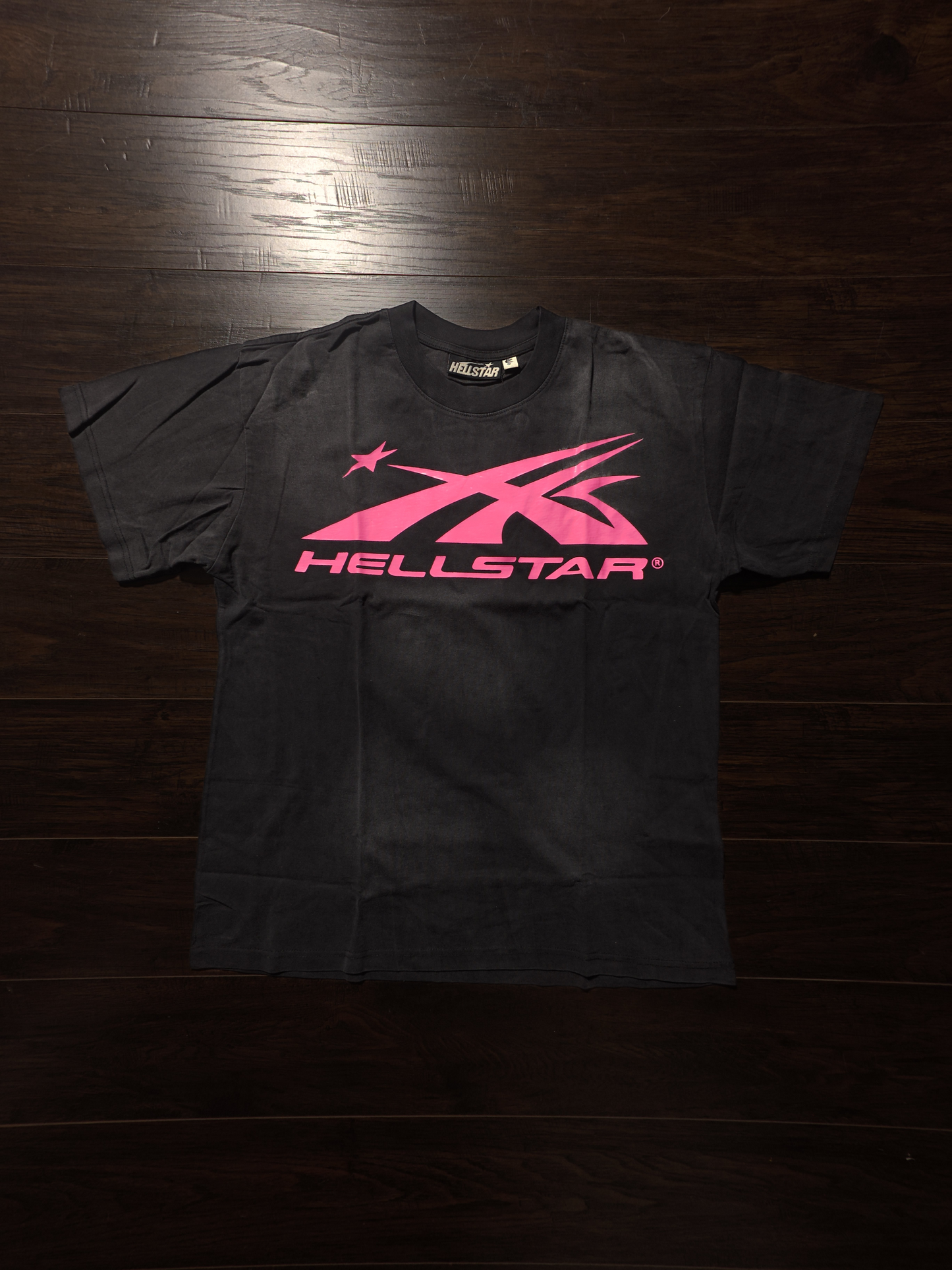 Hellstar Classic T-shirt (Gel Print) Black/Pink [NEW]