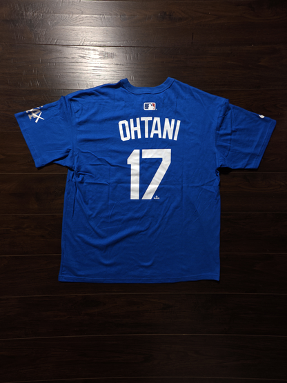 KAWS x Nike x MLB Los Angeles Dodgers Shohei Ohtani Max90 T-Shirt (Game Royal) [NEW]