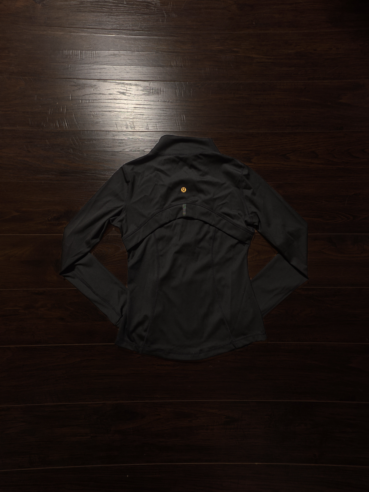 Lululemon Define Jacket & High-Rise Biker Shorts Set – Black/Gold [NEW]