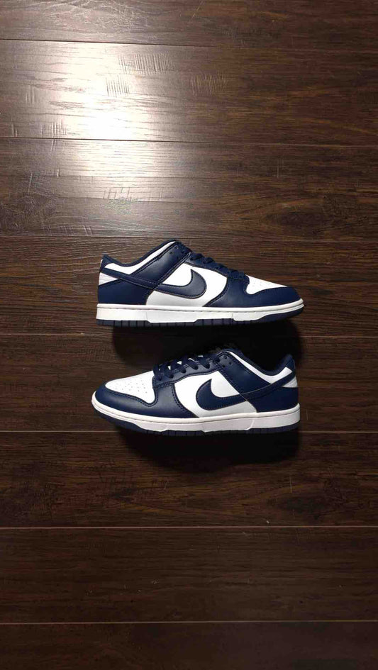 Nike Dunk Low White Midnight Navy [NEW] - 9.5 M
