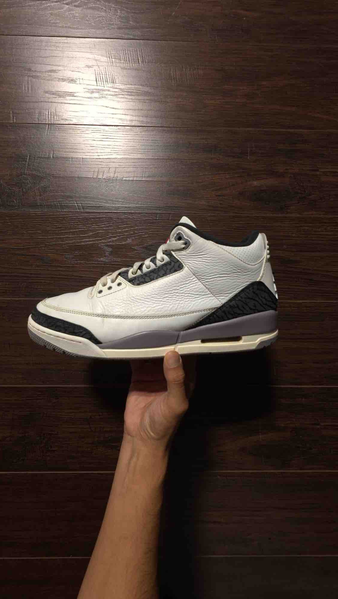Jordan 3 Retro Cement Grey [USED] - 12 M