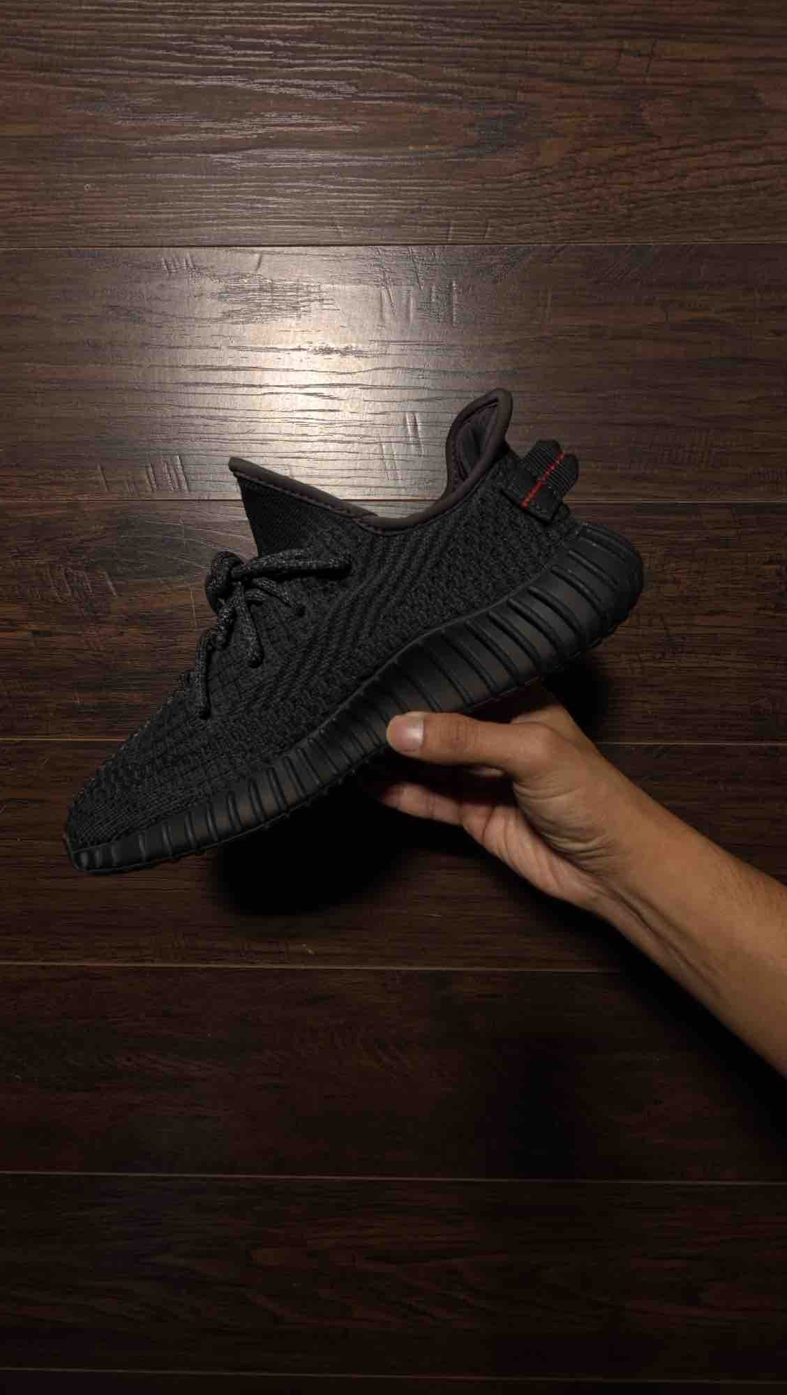 adidas Yeezy Boost 350 V2 Black (Non-Reflective) [USED] - 6.5 Y