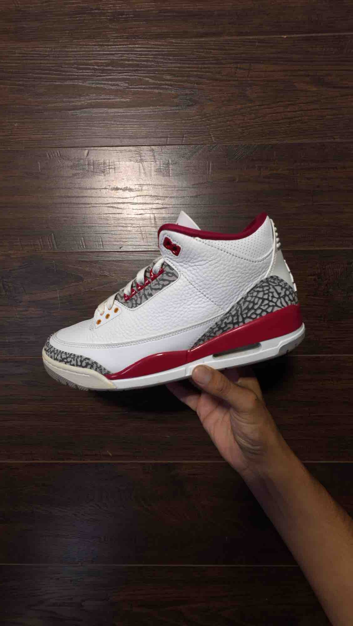 Jordan 3 Retro Cardinal Red [USED] - 10 M
