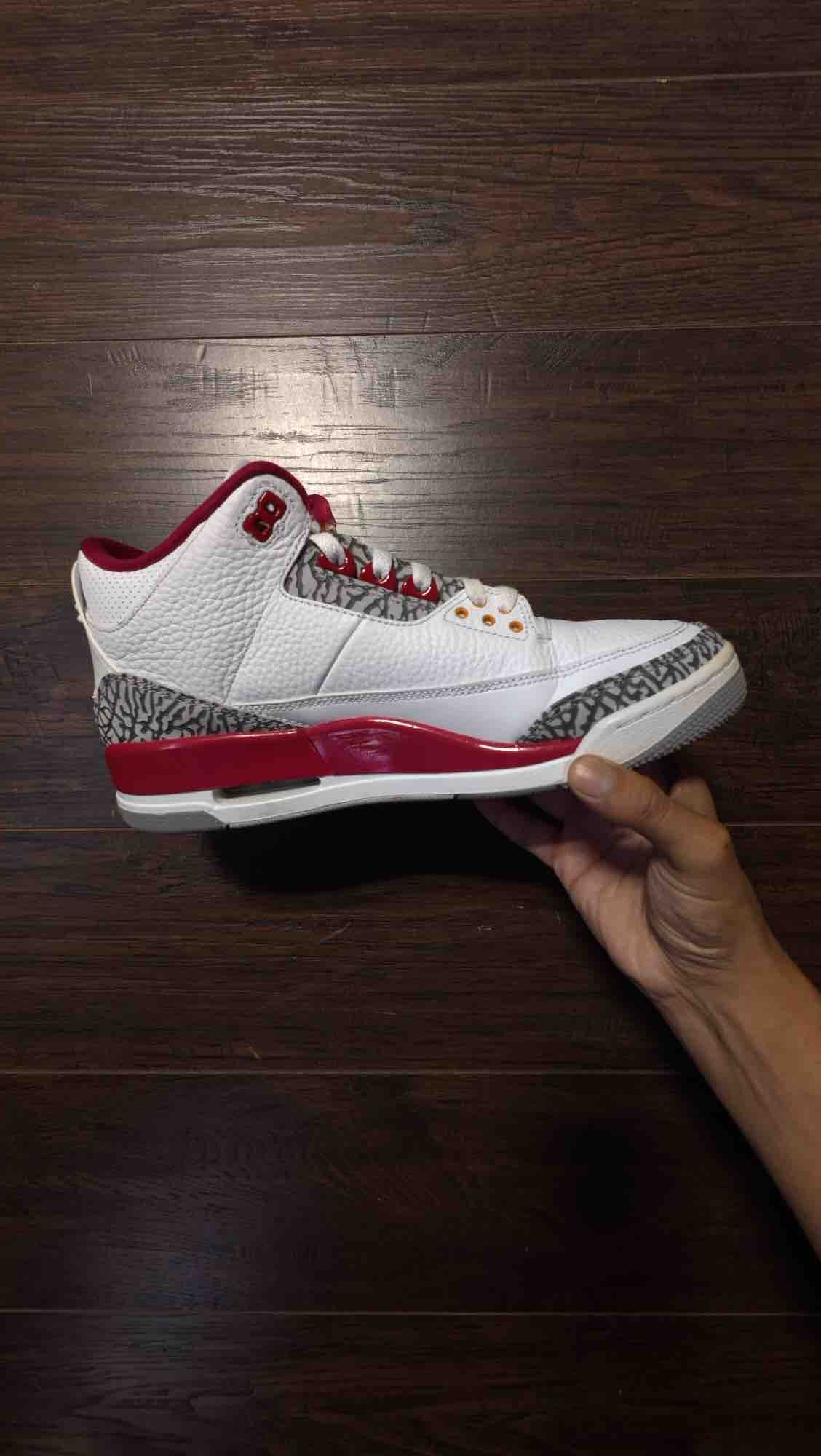Jordan 3 Retro Cardinal Red [USED] - 10 M