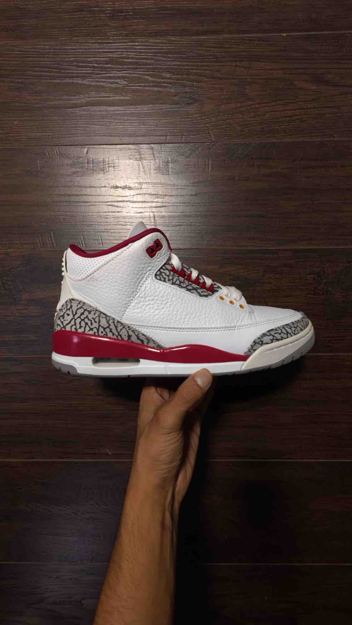 Jordan 3 Retro Cardinal Red [USED] - 10 M