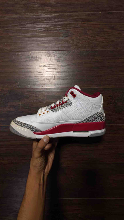 Jordan 3 Retro Cardinal Red [USED] - 10 M