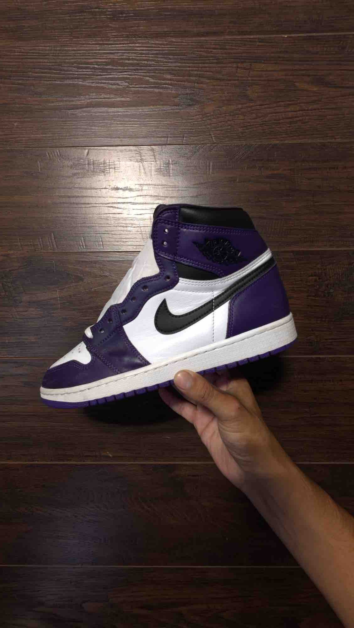 Jordan 1 Retro High Court Purple White [USED] - 10 M