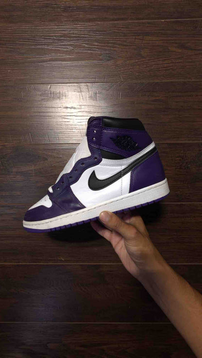 Jordan 1 Retro High Court Purple White [USED] - 10 M