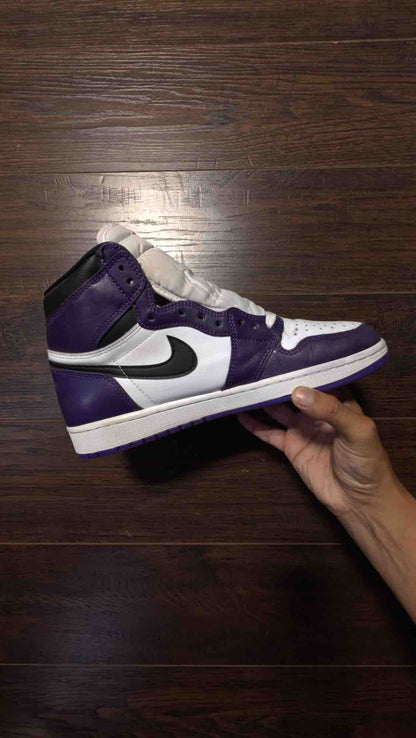 Jordan 1 Retro High Court Purple White [USED] - 10 M