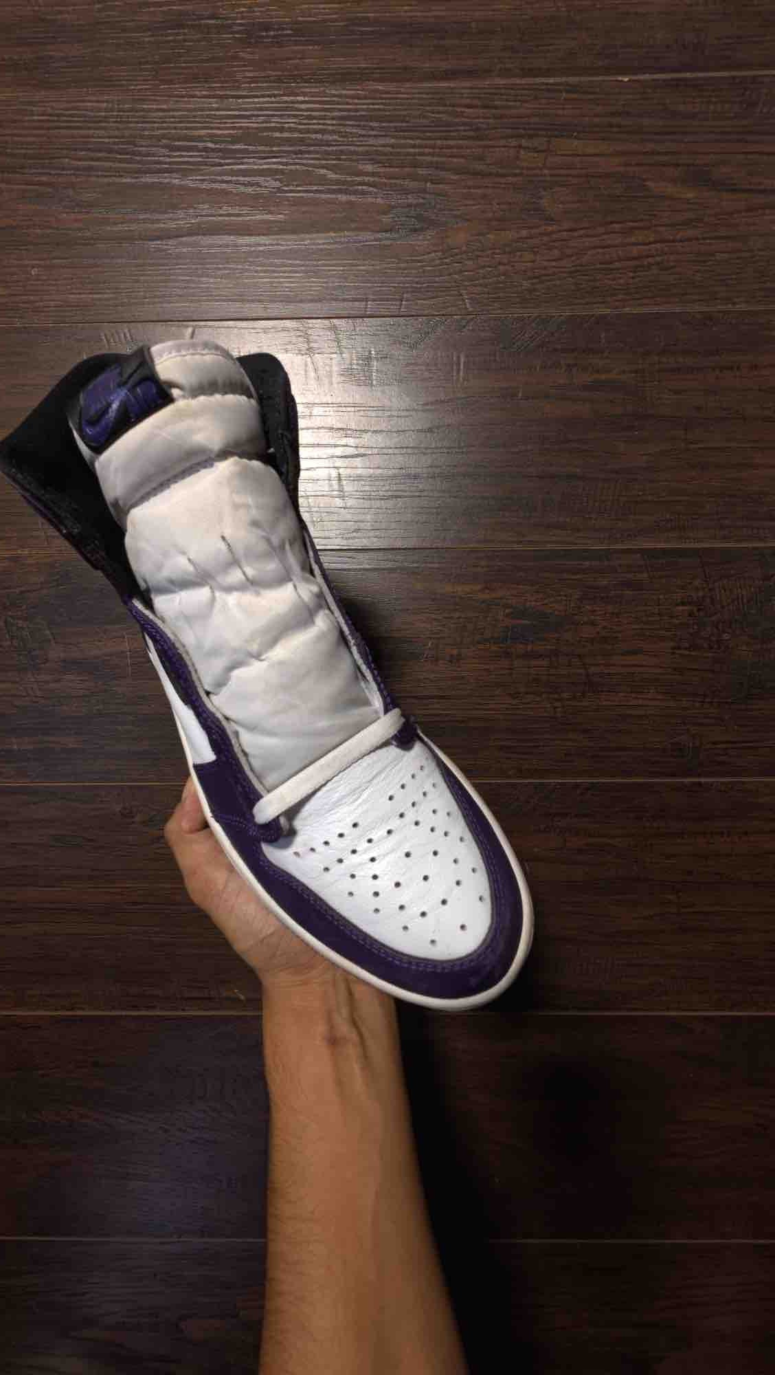 Jordan 1 Retro High Court Purple White [USED] - 10 M