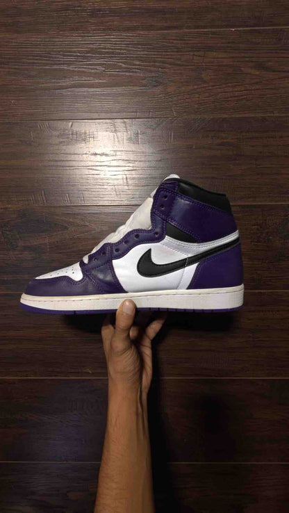 Jordan 1 Retro High Court Purple White [USED] - 10 M