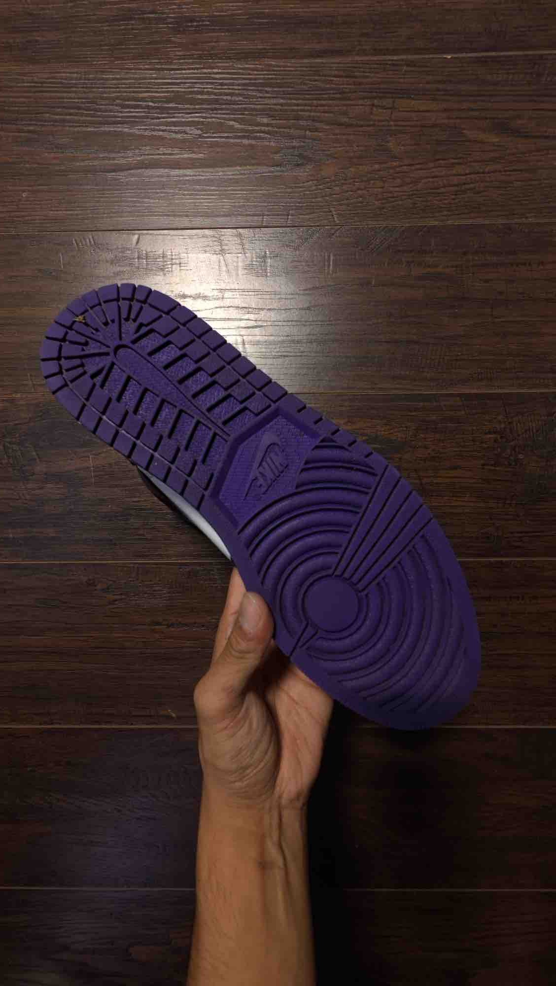 Jordan 1 Retro High Court Purple White [USED] - 10 M