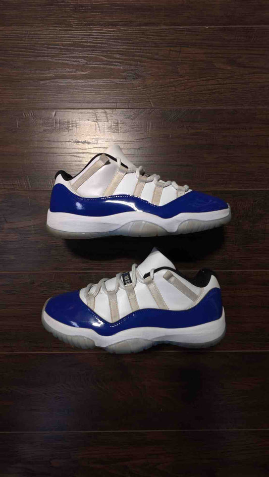 Jordan 11 Retro Low White Concord (Women's) [USED] - 10 M