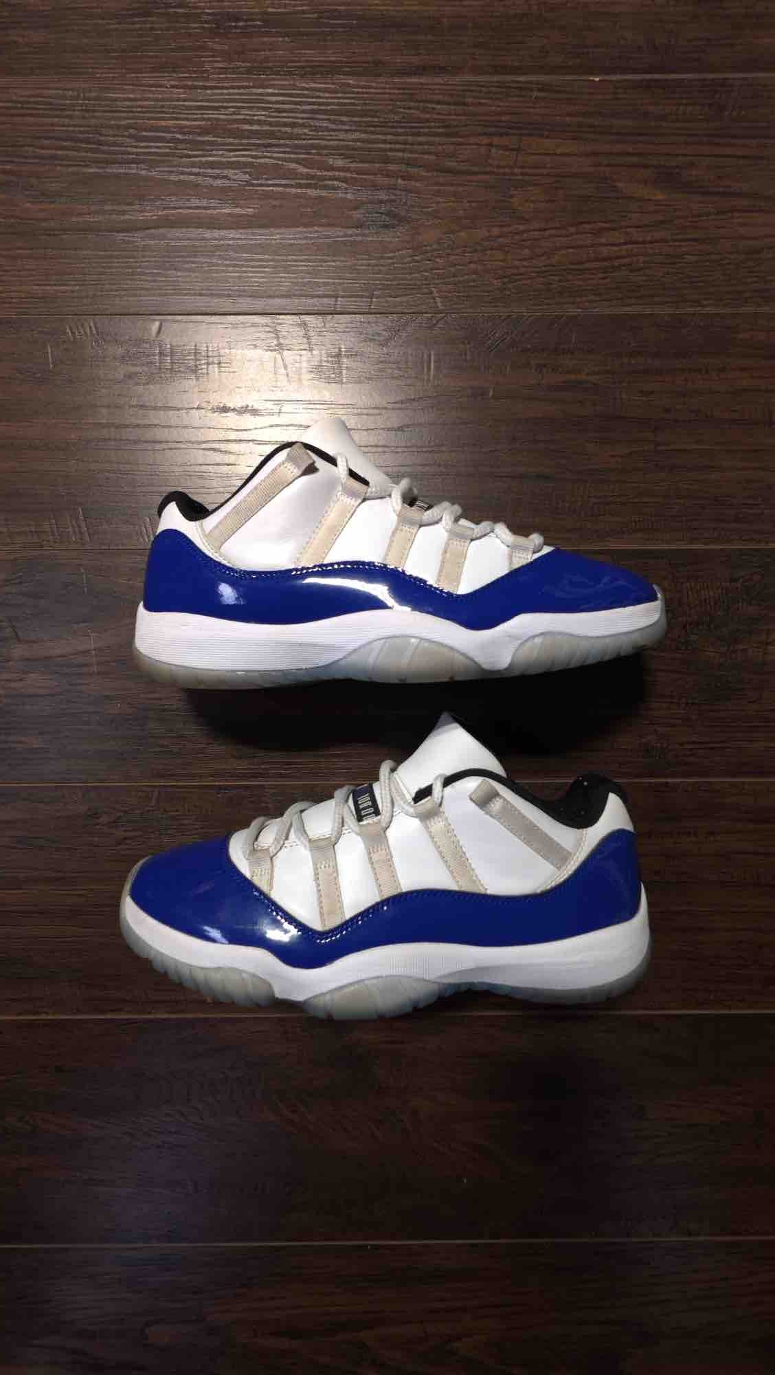 Jordan 11 Retro Low White Concord (Women's) [USED] - 10 M