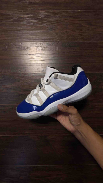 Jordan 11 Retro Low White Concord (Women's) [USED] - 10 M