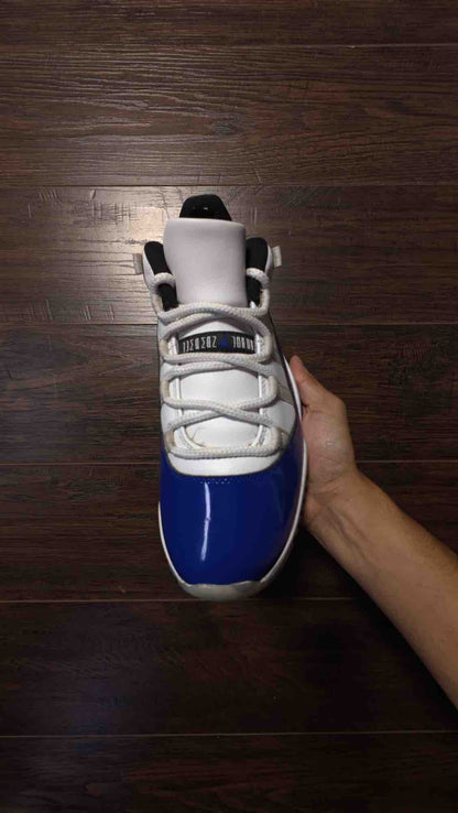 Jordan 11 Retro Low White Concord (Women's) [USED] - 10 M