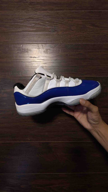 Jordan 11 Retro Low White Concord (Women's) [USED] - 10 M