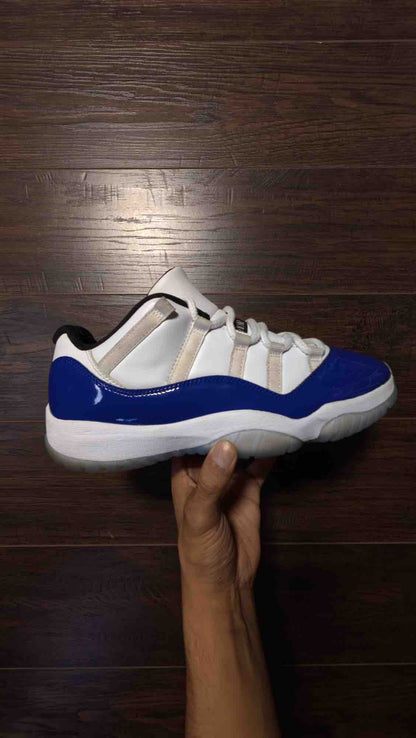 Jordan 11 Retro Low White Concord (Women's) [USED] - 10 M