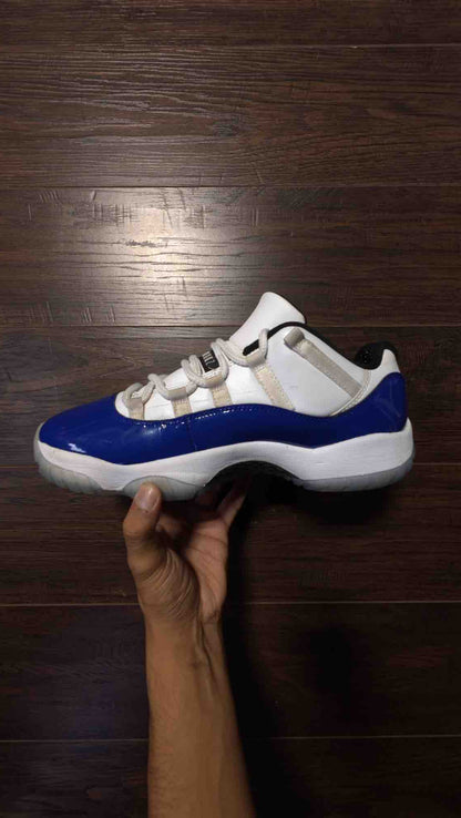 Jordan 11 Retro Low White Concord (Women's) [USED] - 10 M